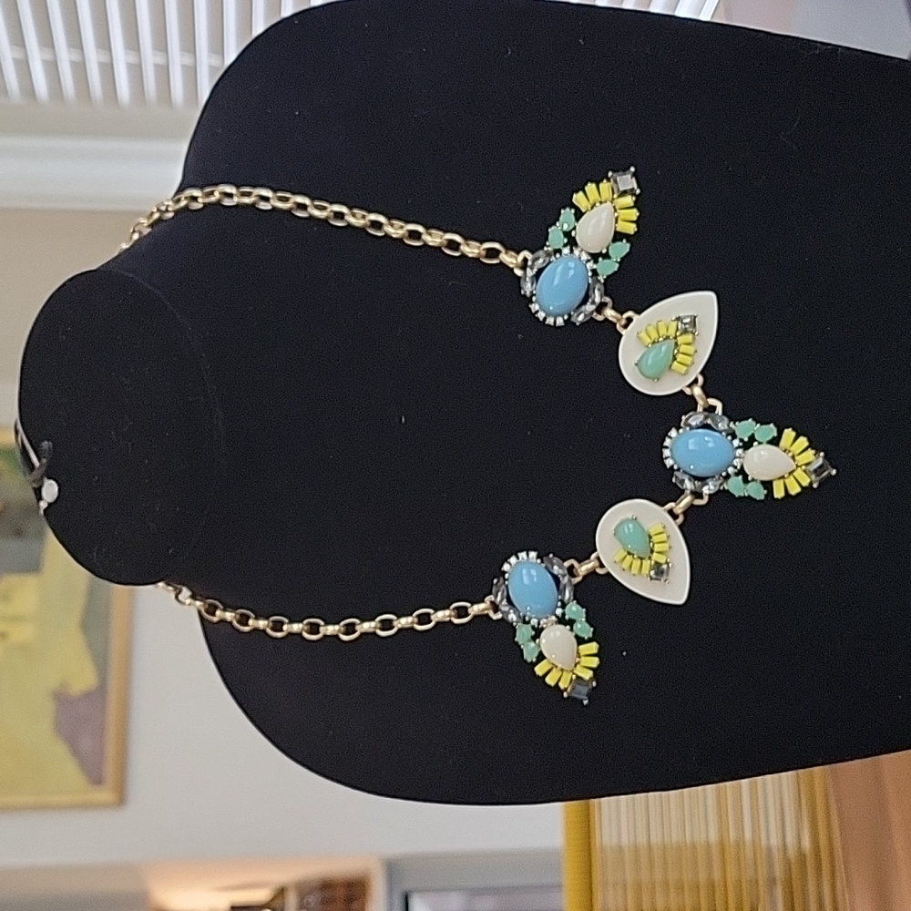 J. Crew Multicolor Crystal Necklace - Picture 4 of 7